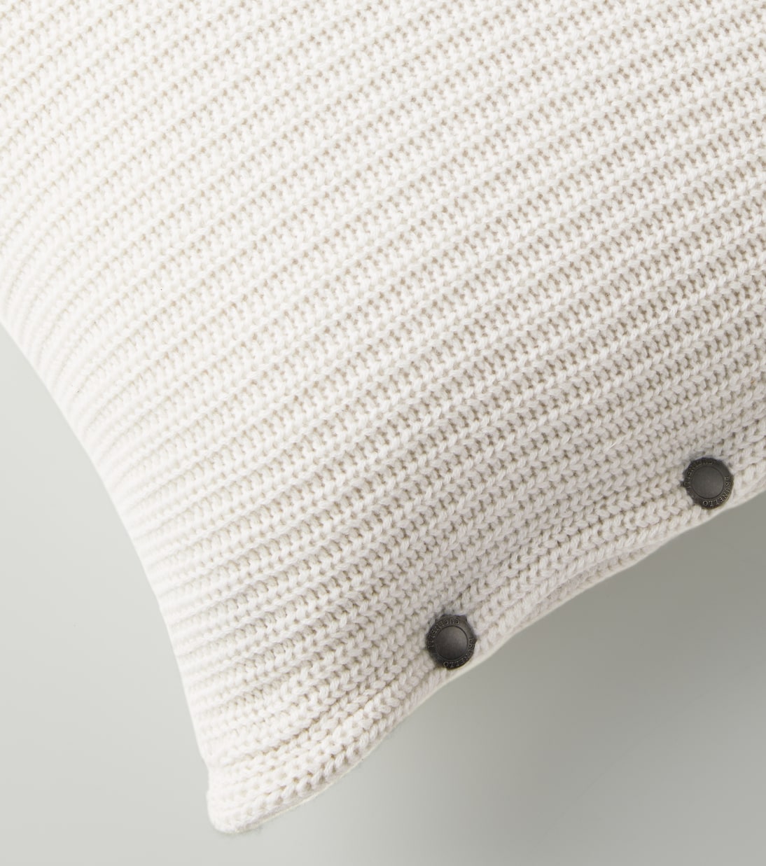 Cuscino in cashmere a coste | Brunello Cucinelli