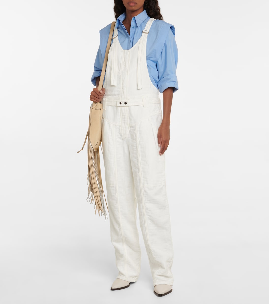 Salopette Keisha in cotone e lino | Isabel Marant