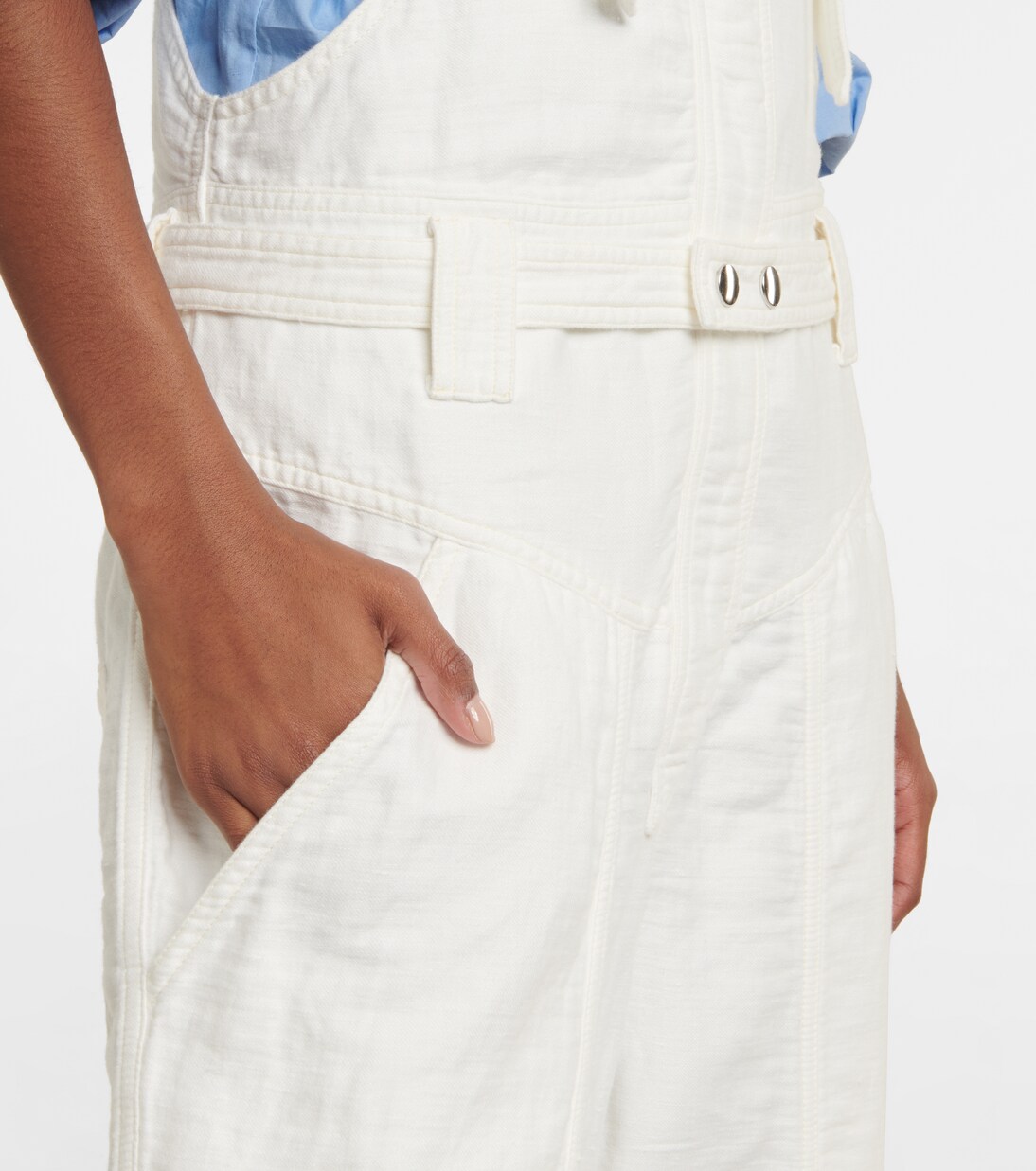 Salopette Keisha in cotone e lino | Isabel Marant