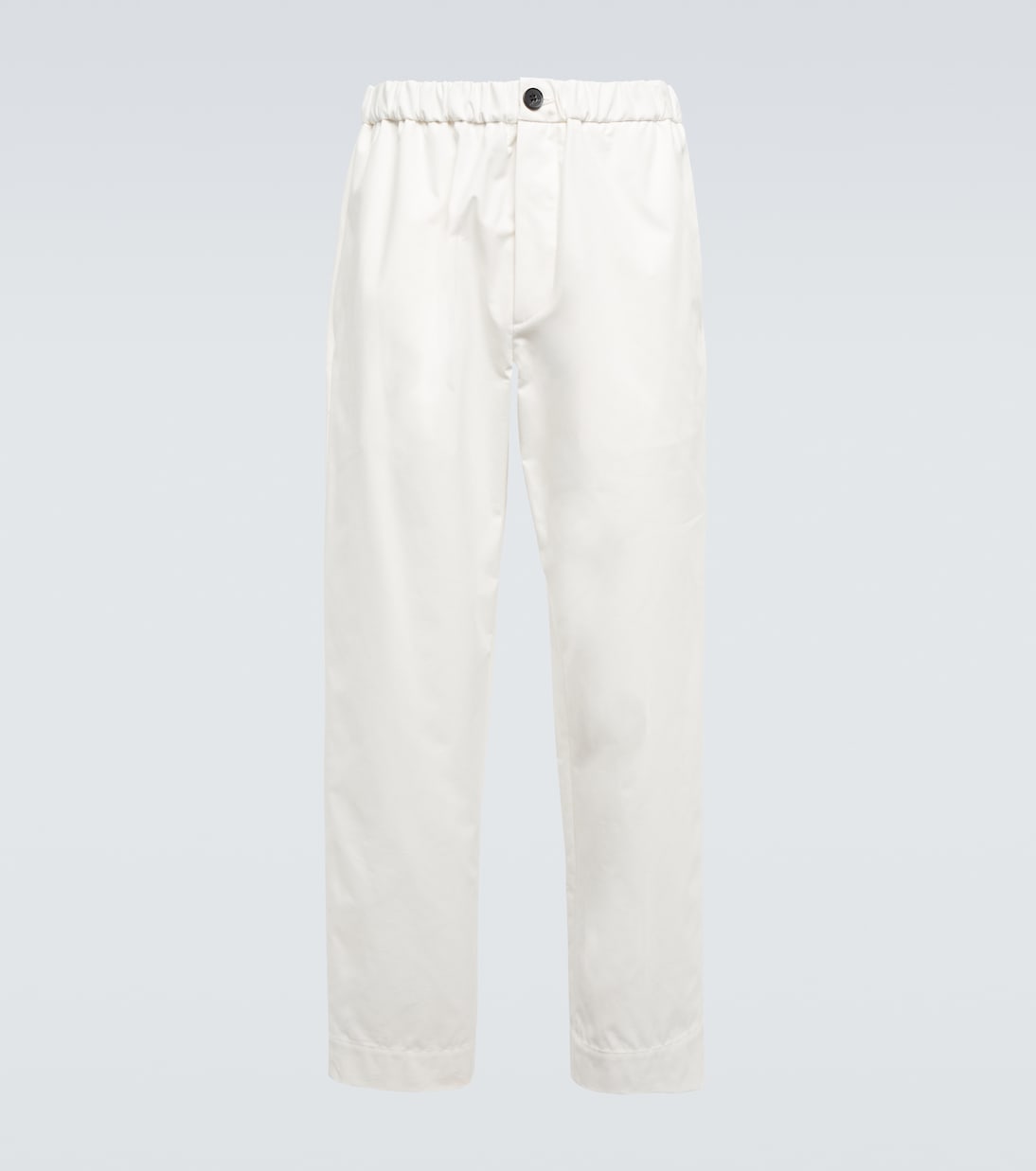Pantaloni in cotone a vita media | Jil Sander