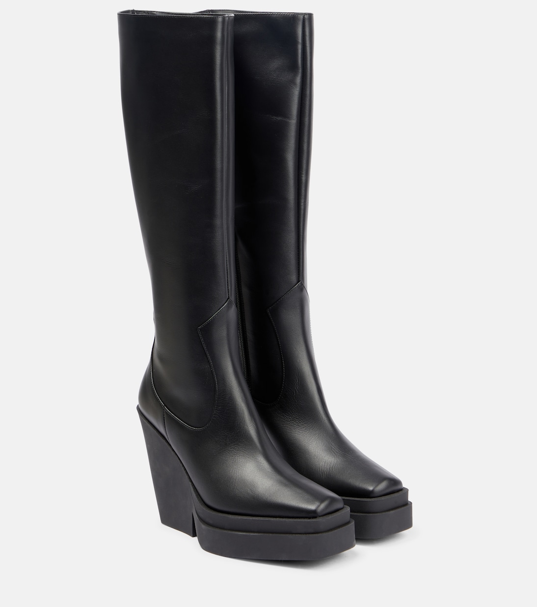 Gia 14 leather knee-high boots | Gia Borghini