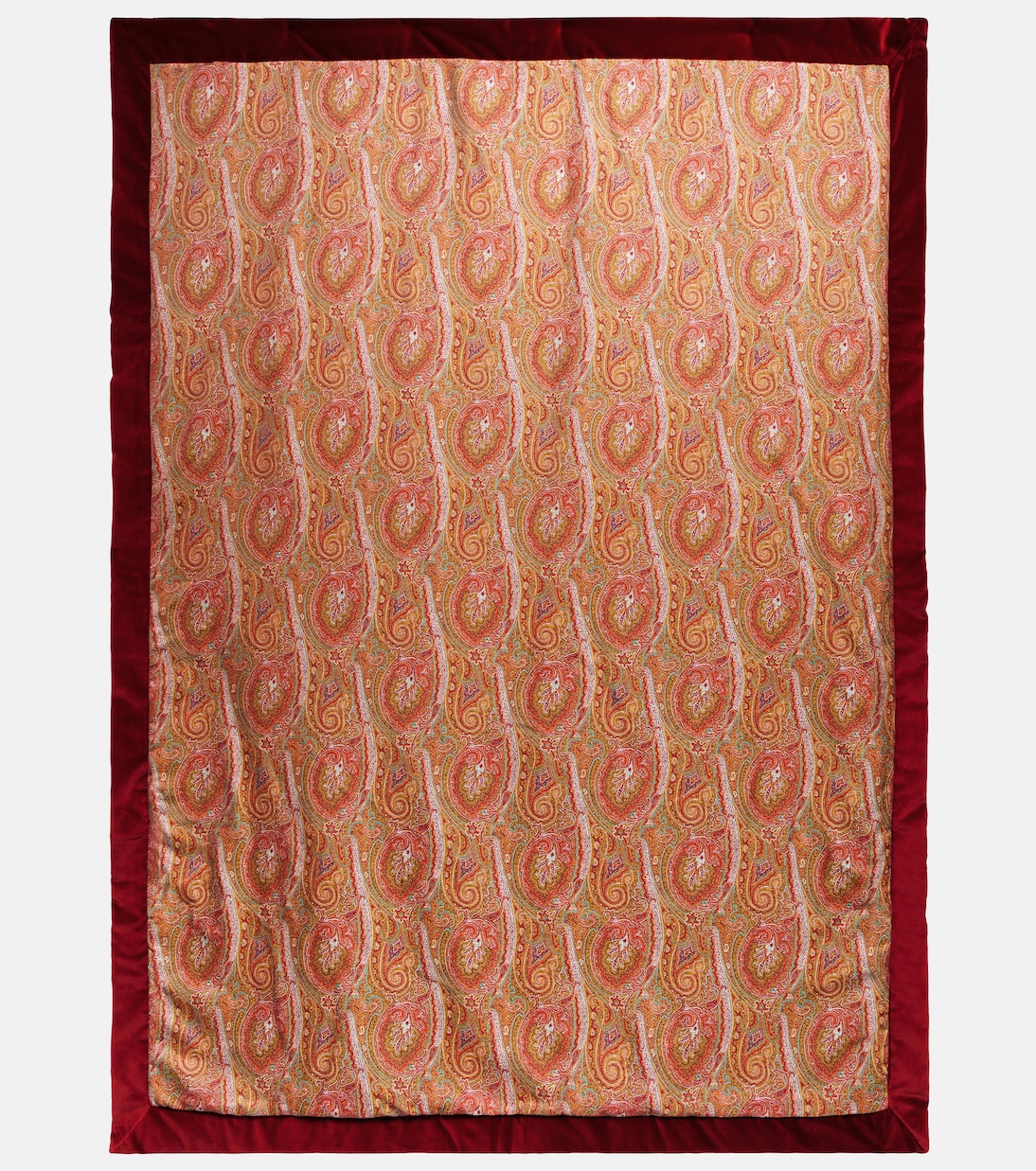 Leopard-print and paisley throw | Etro