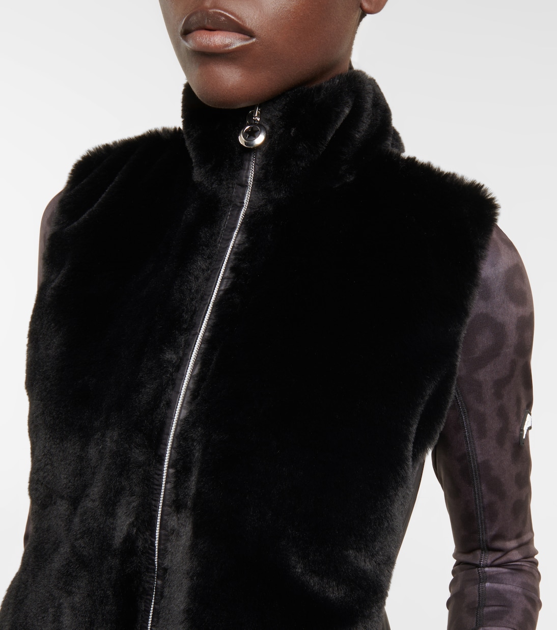 Veste sans manches Minou en fourrure synthétique | Jet Set