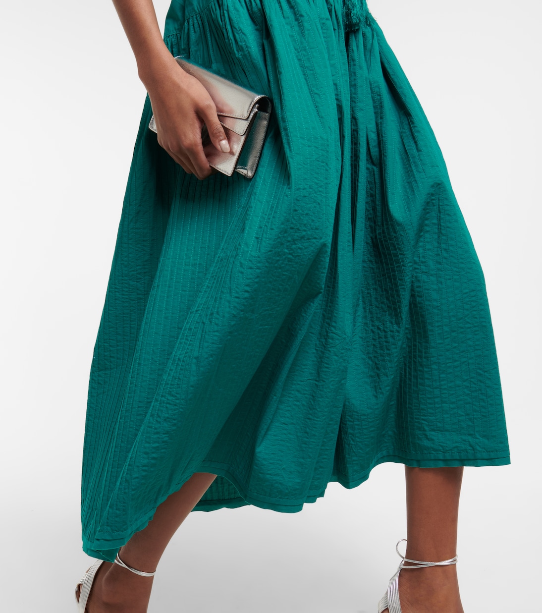 Emmaline halterneck cotton poplin midi dress | Ulla Johnson