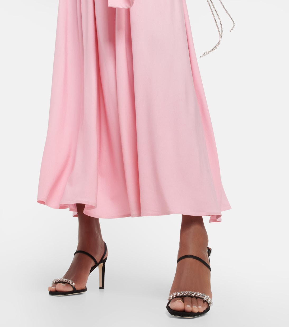 Meira 85 embellished suede sandals | Jimmy Choo
