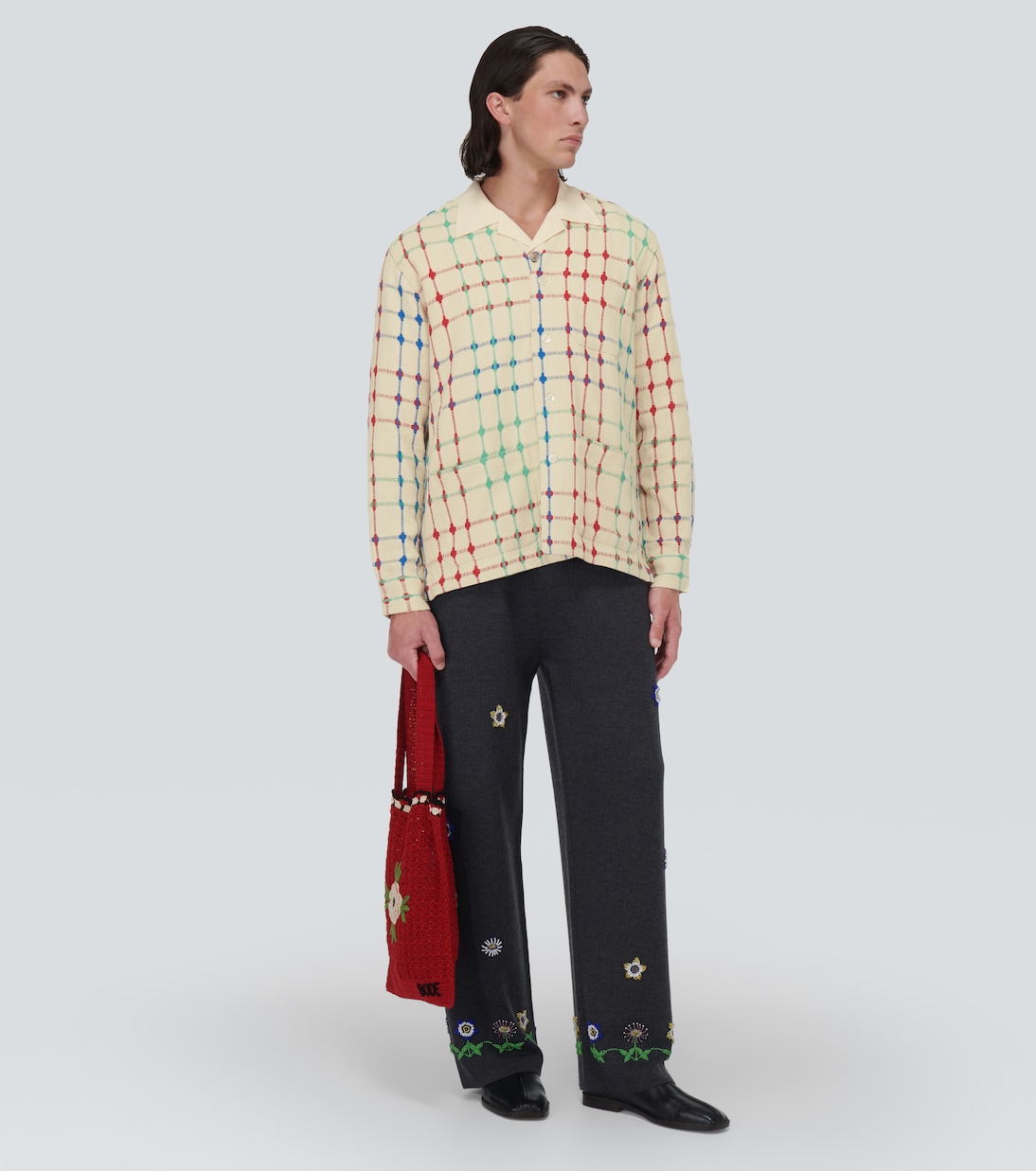 Dobby Weave cotton jacket | Bode
