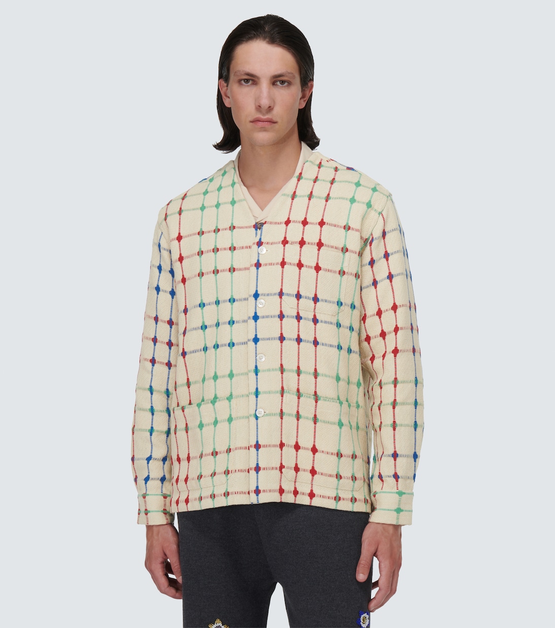 Dobby Weave cotton jacket | Bode