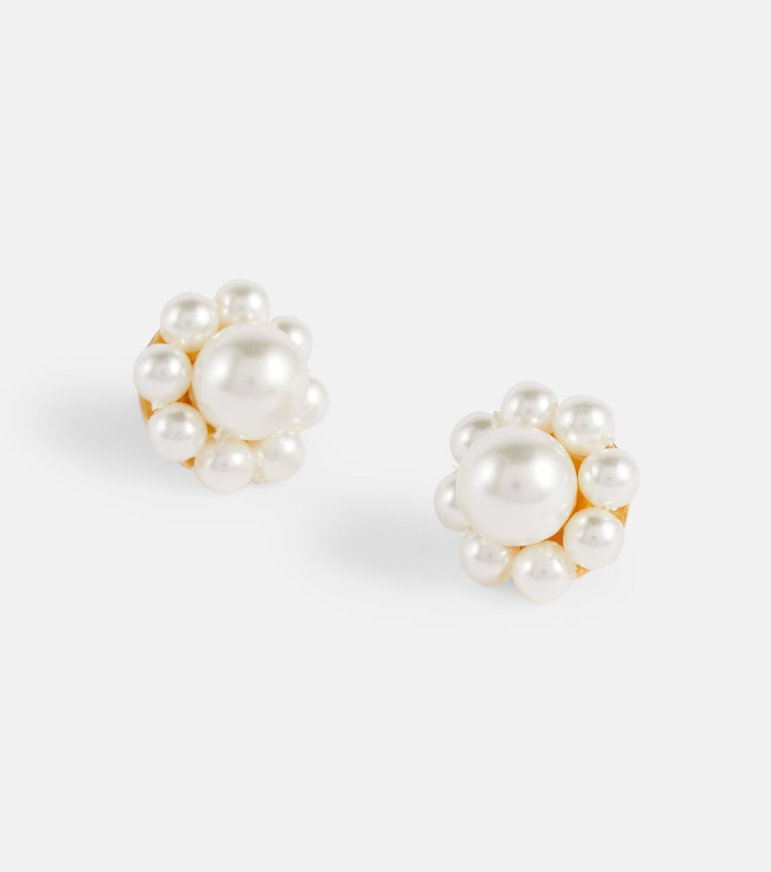 Orecchini a bottone a margherita | Simone Rocha