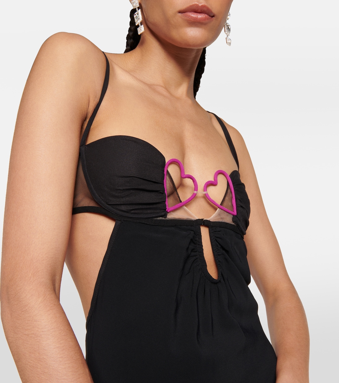 Verziertes Maxikleid | Nensi Dojaka