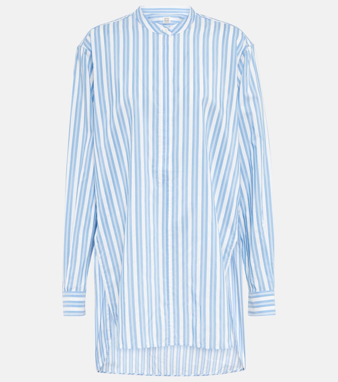 Striped cotton and silk shirt | Toteme