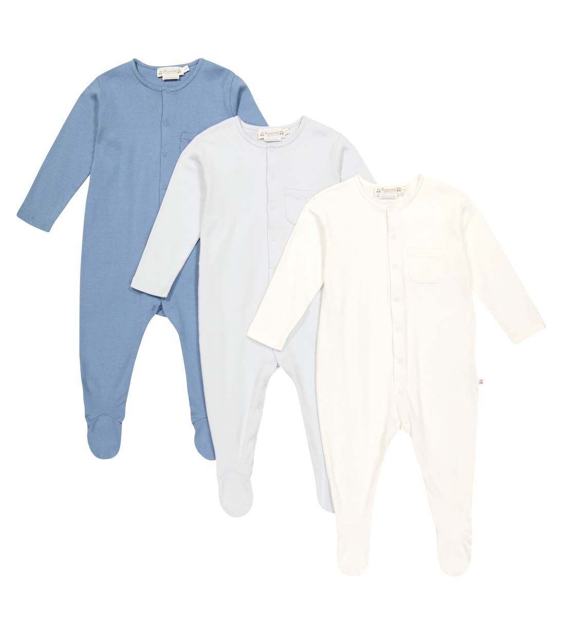 Baby - Set di 3 tutine Cosima in cotone | Bonpoint
