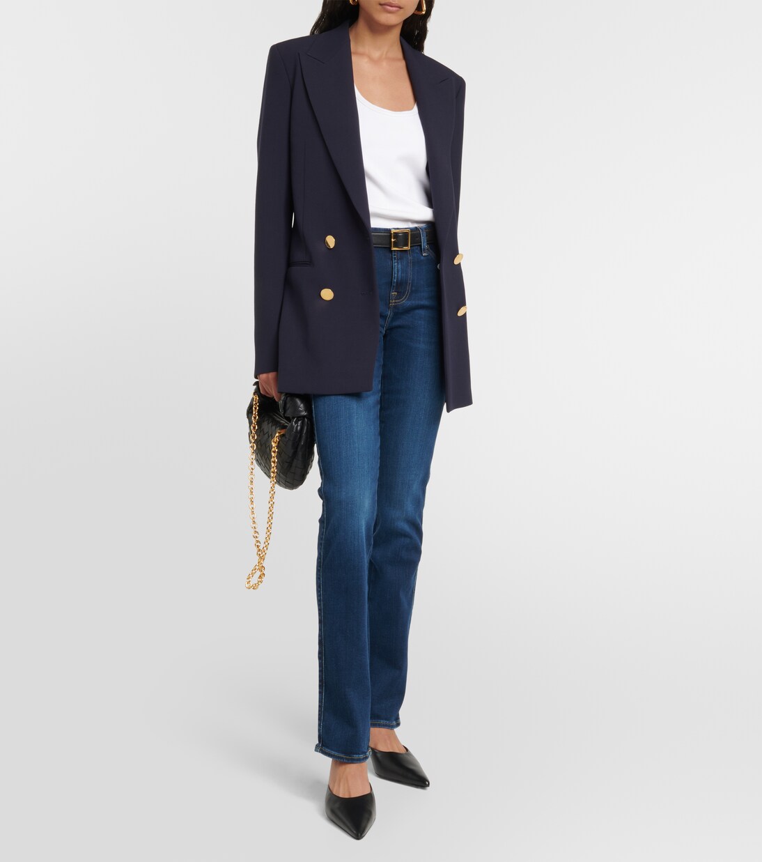 Kimmie mid-rise straight jeans | 7 For All Mankind