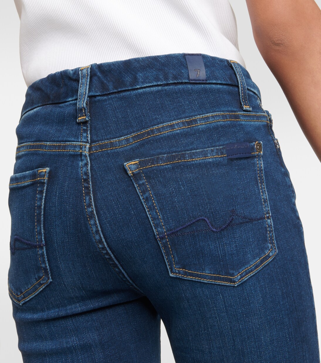Kimmie mid-rise straight jeans | 7 For All Mankind