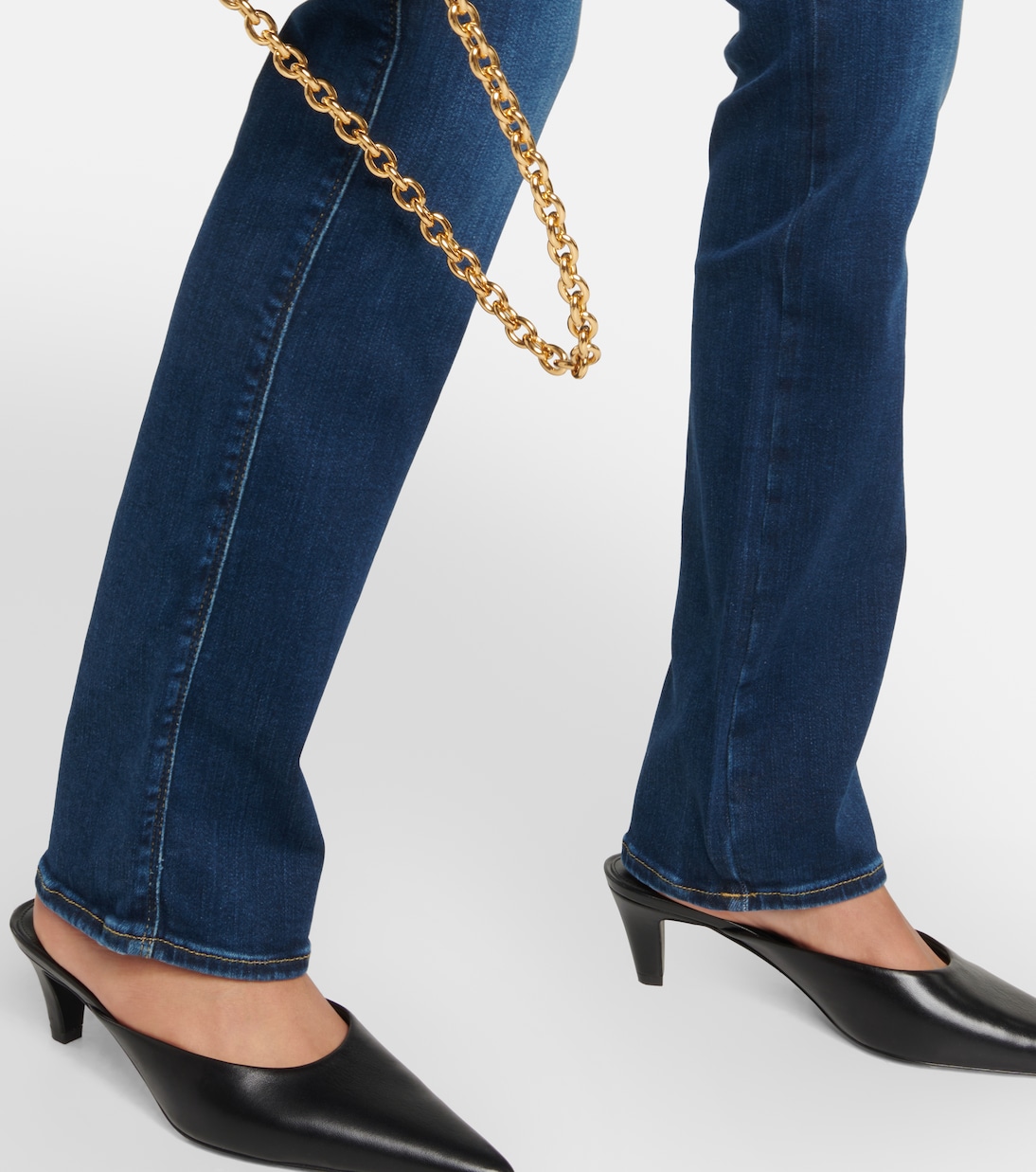 Kimmie mid-rise straight jeans | 7 For All Mankind