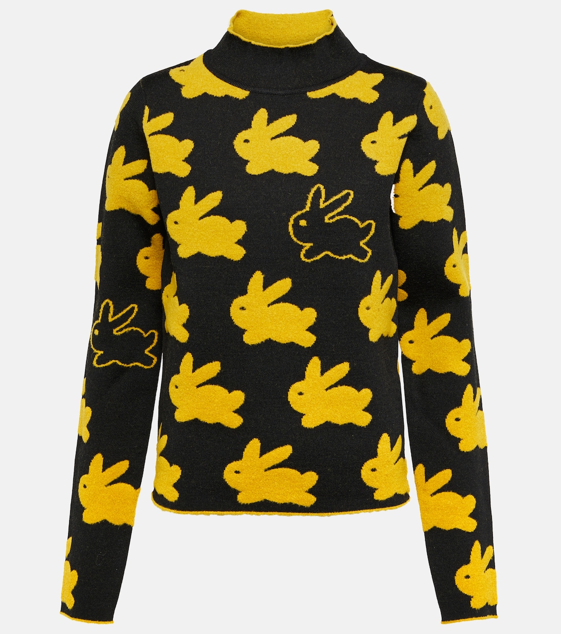 Jersey de cuello alto de jacquard | JW Anderson