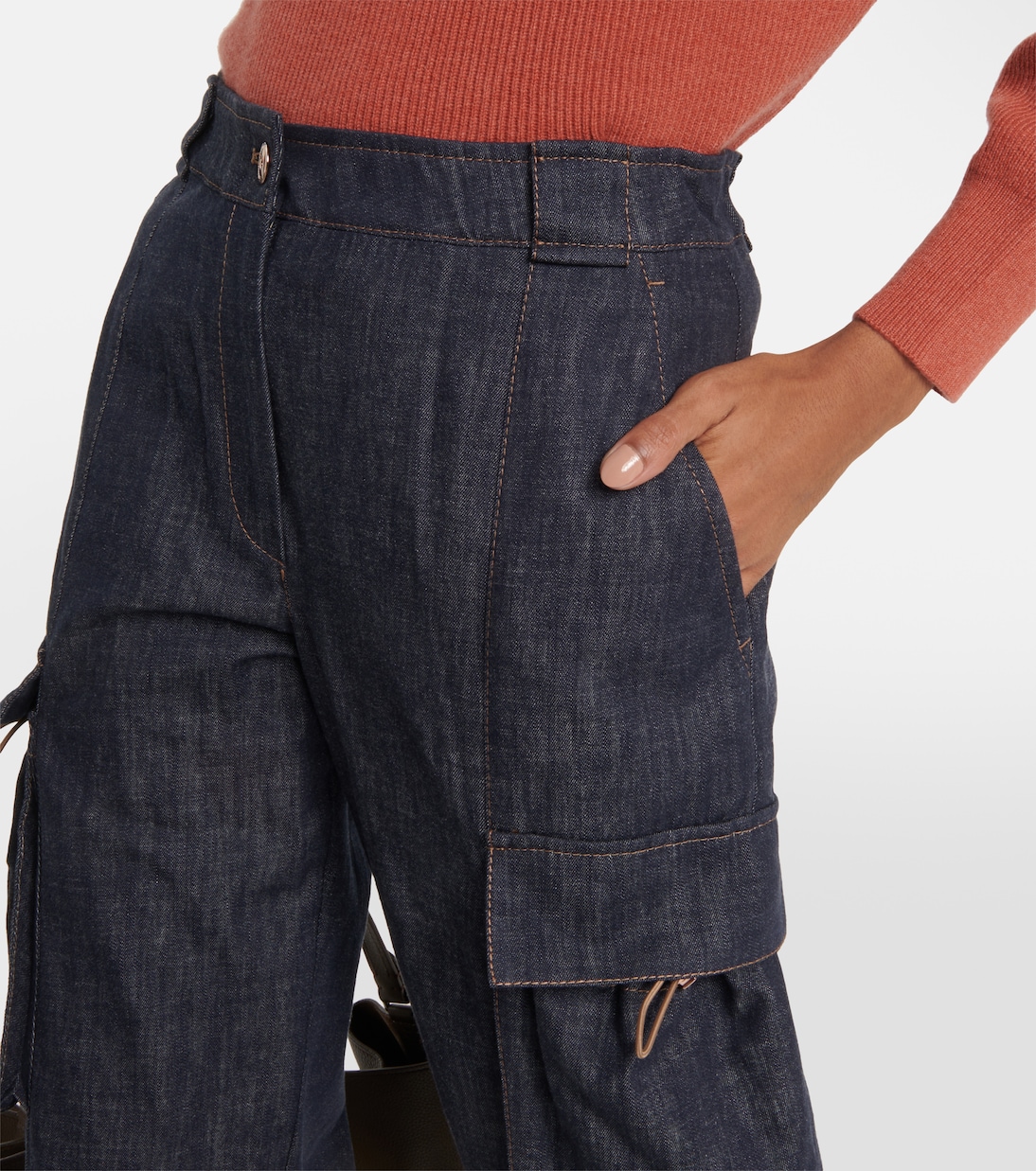 Mid-rise cargo jeans | Brunello Cucinelli