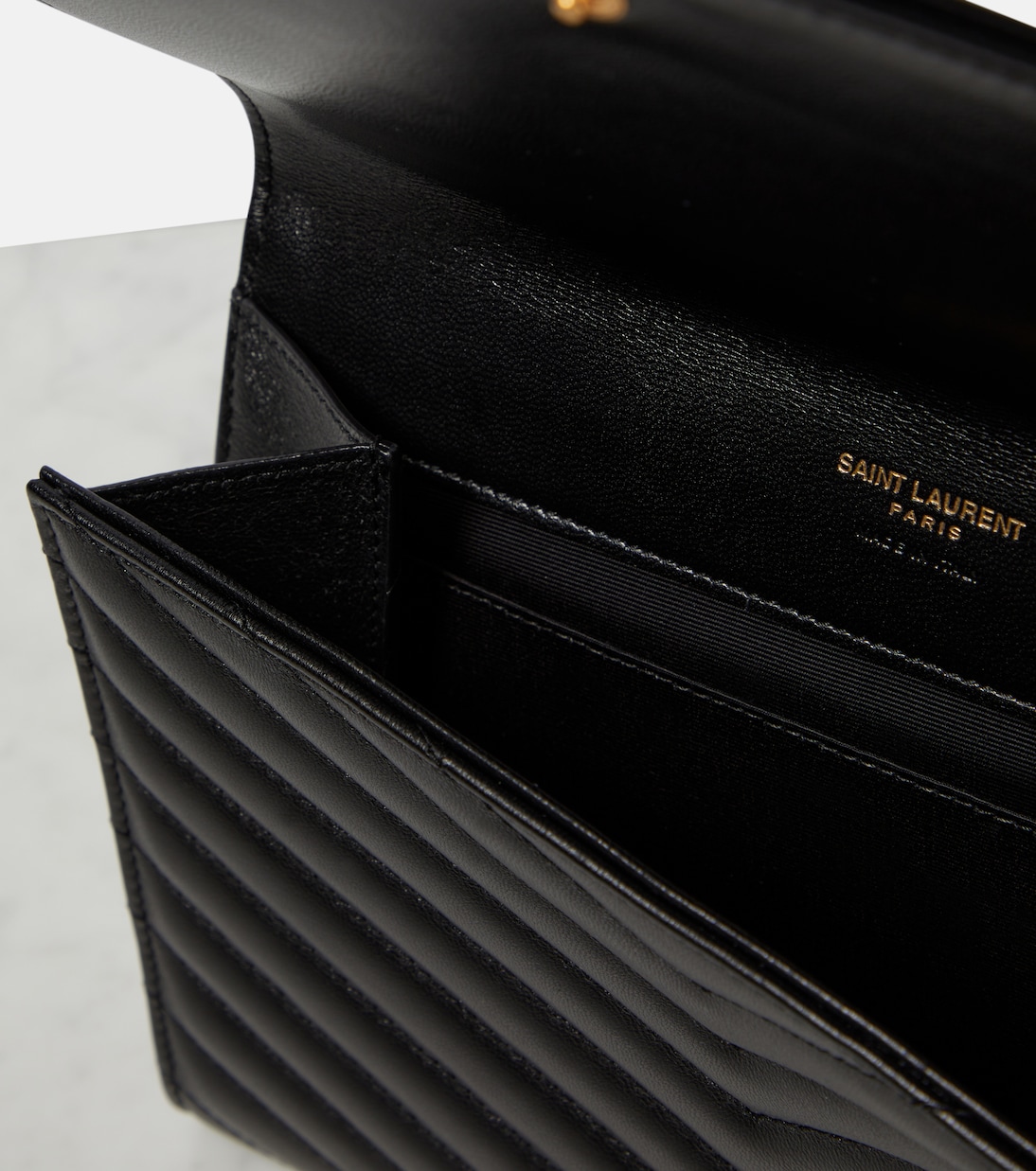 Clutch Cassandre aus Matelassé-Leder | Saint Laurent