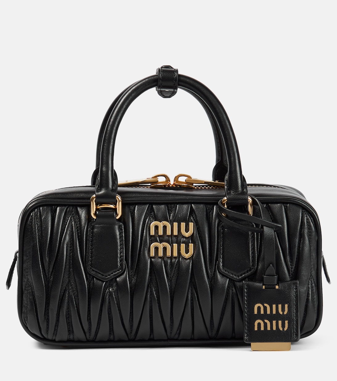 Sac Arcadie en cuir matelassé | Miu Miu