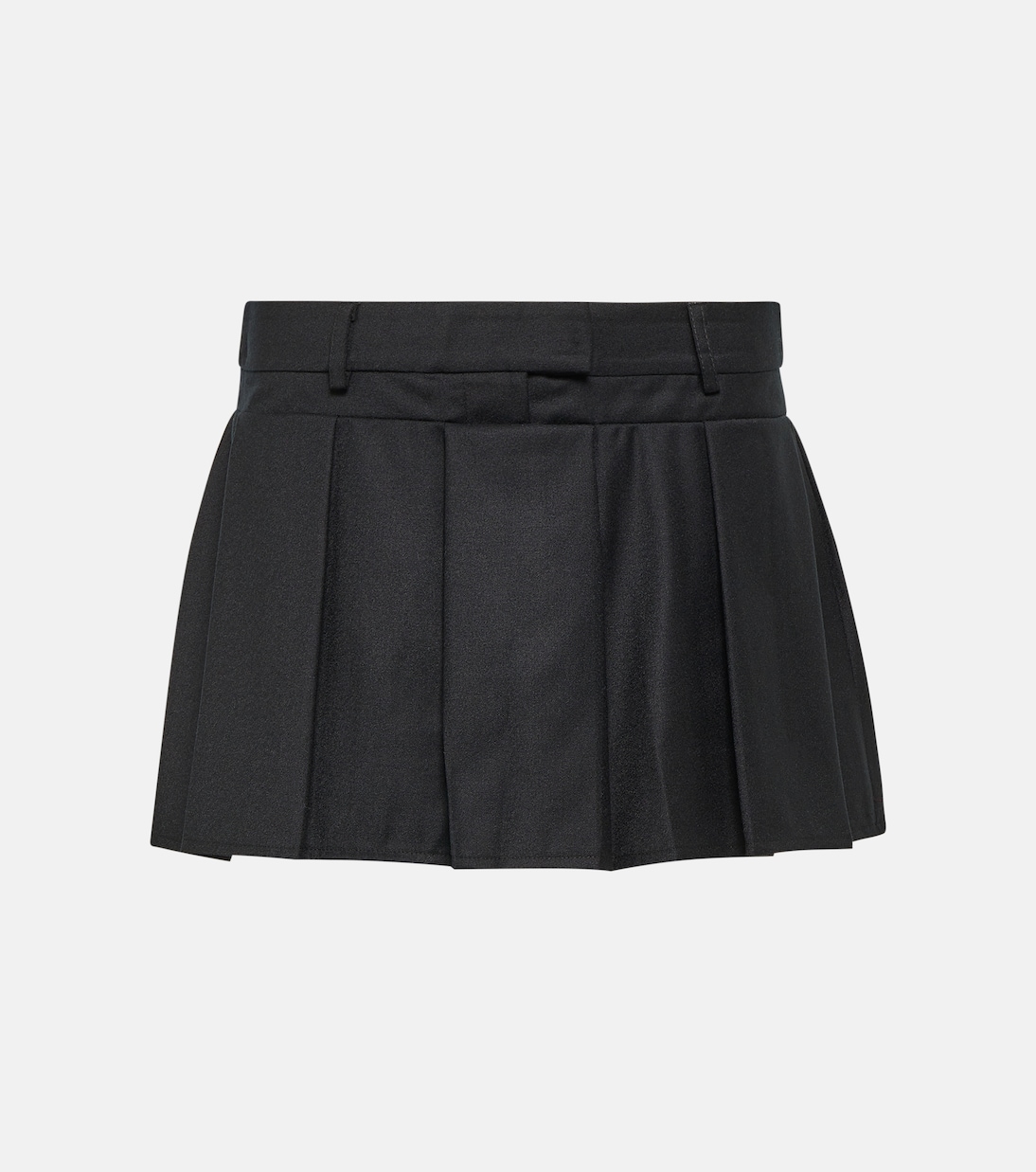 Myca pleated wool miniskirt | Aya Muse
