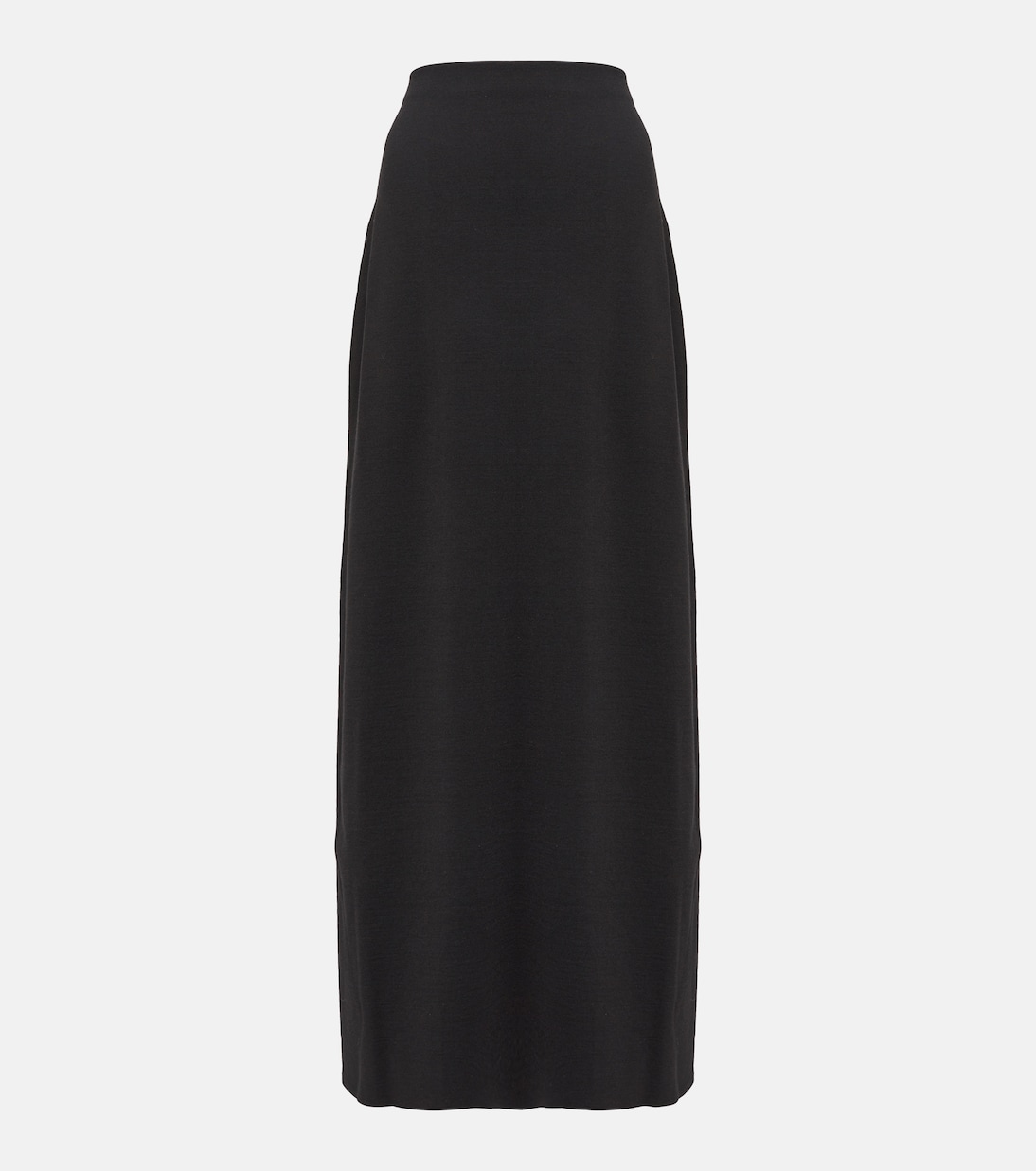 Daffodil wool-blend crêpe maxi skirt  | The Row