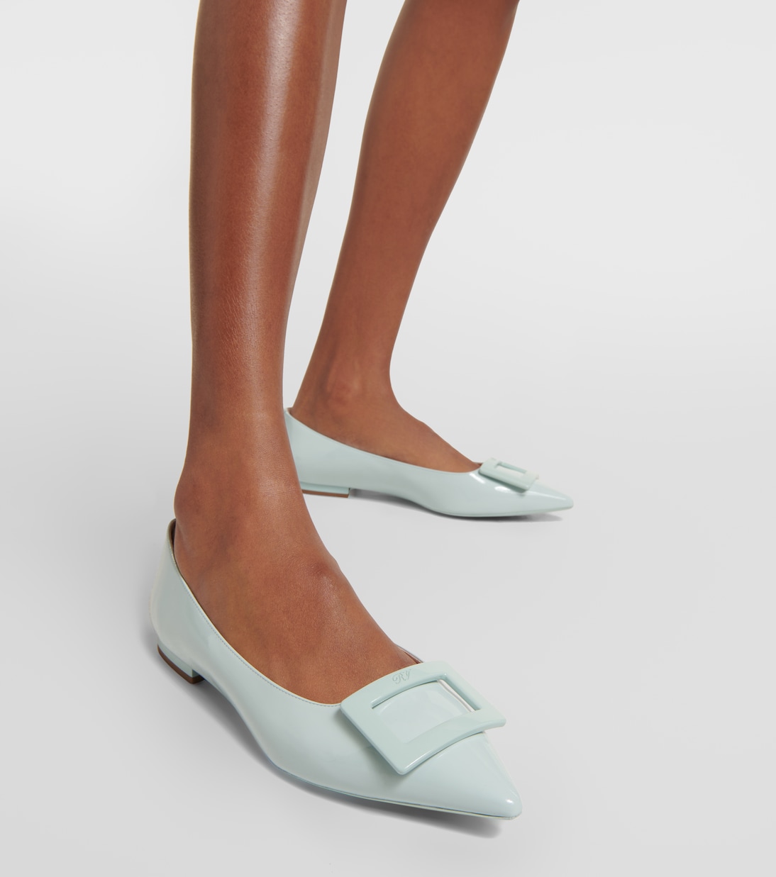Ballerinas Gommettine aus Lackleder | Roger Vivier