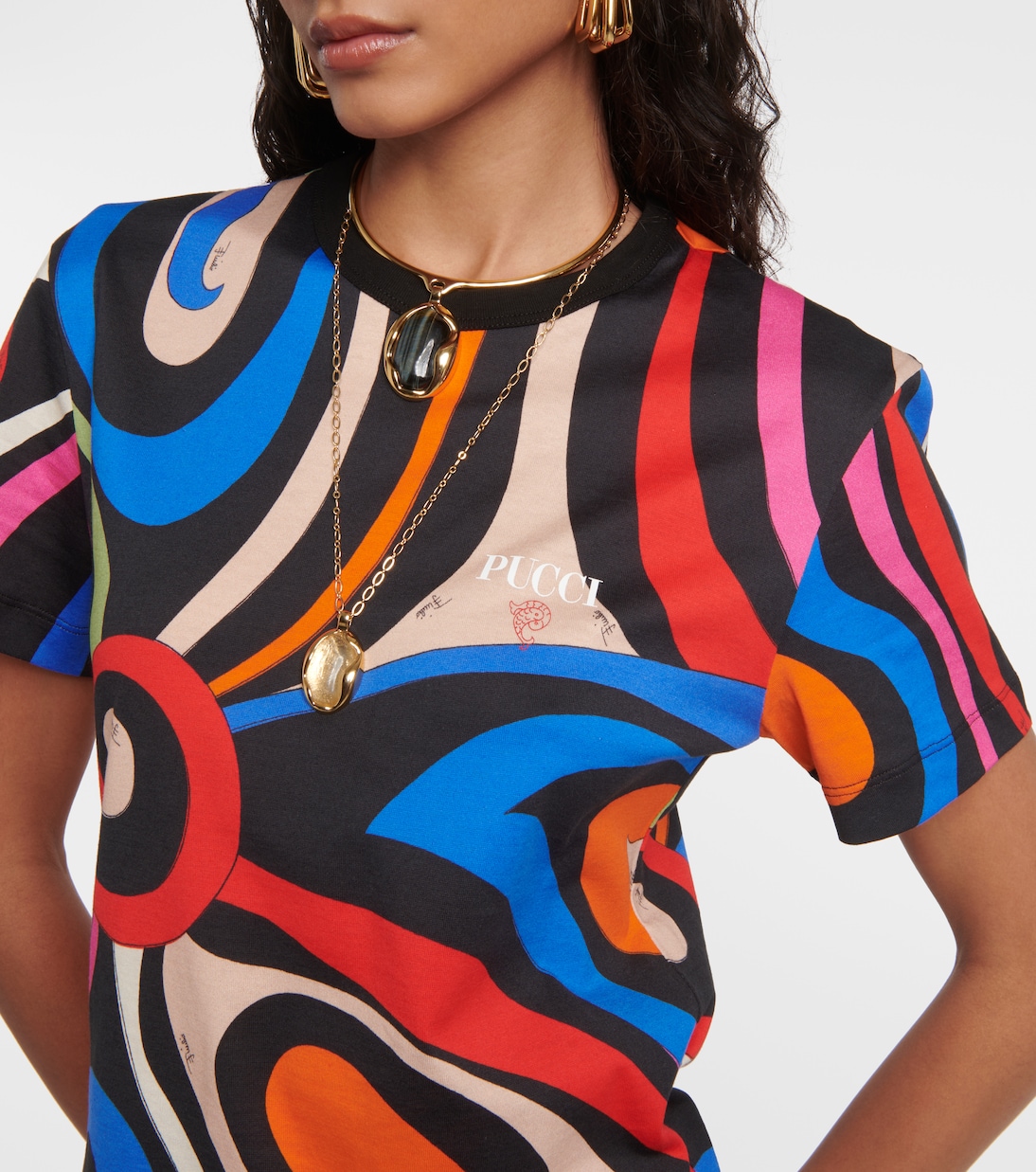 T-Shirt Marmo aus Baumwolle | Pucci