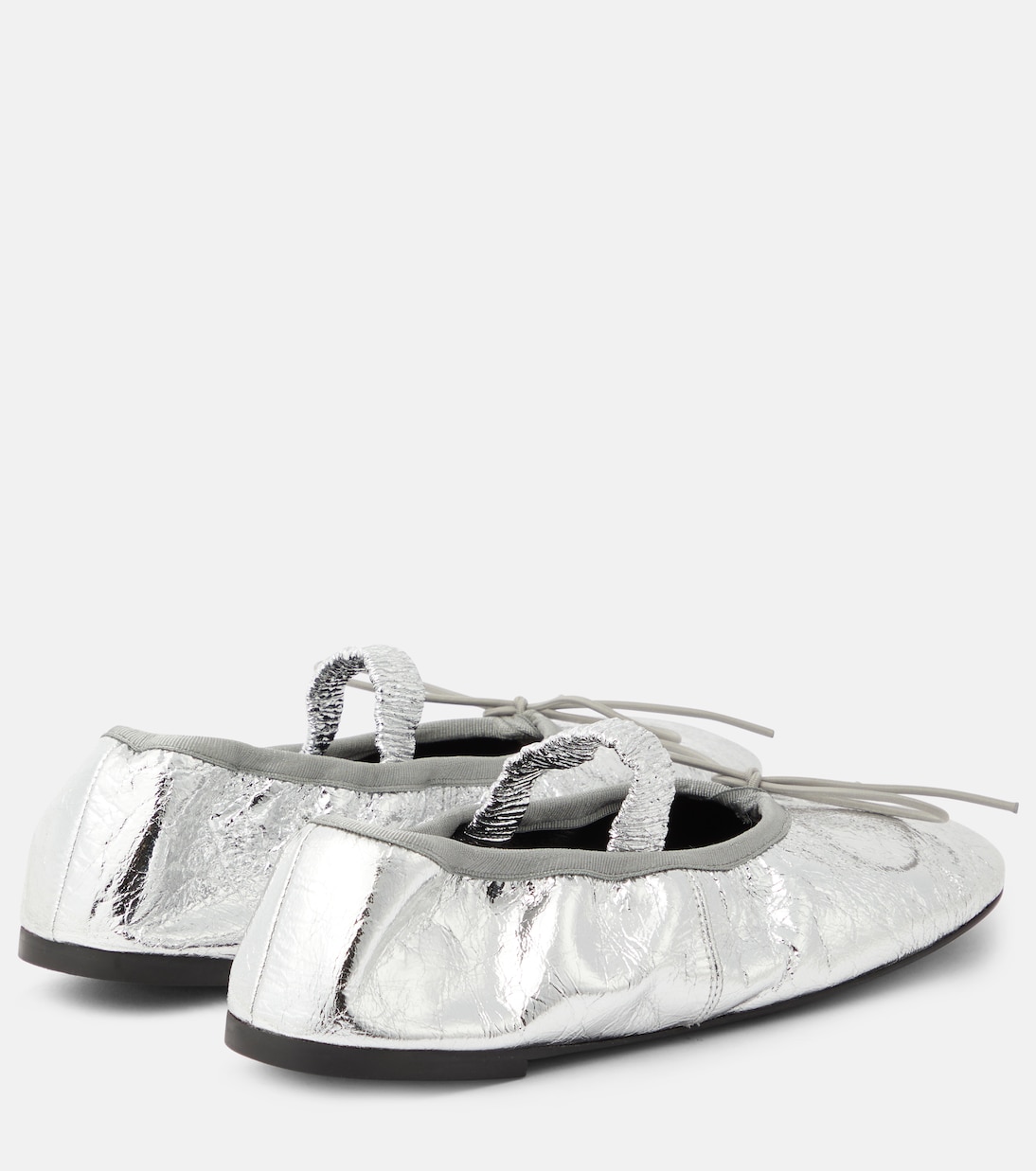 Ballerinas aus Metallic-Leder | Proenza Schouler