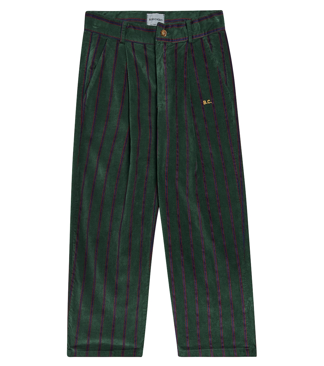 Pantaloni chino in velluto a righe | Bobo Choses