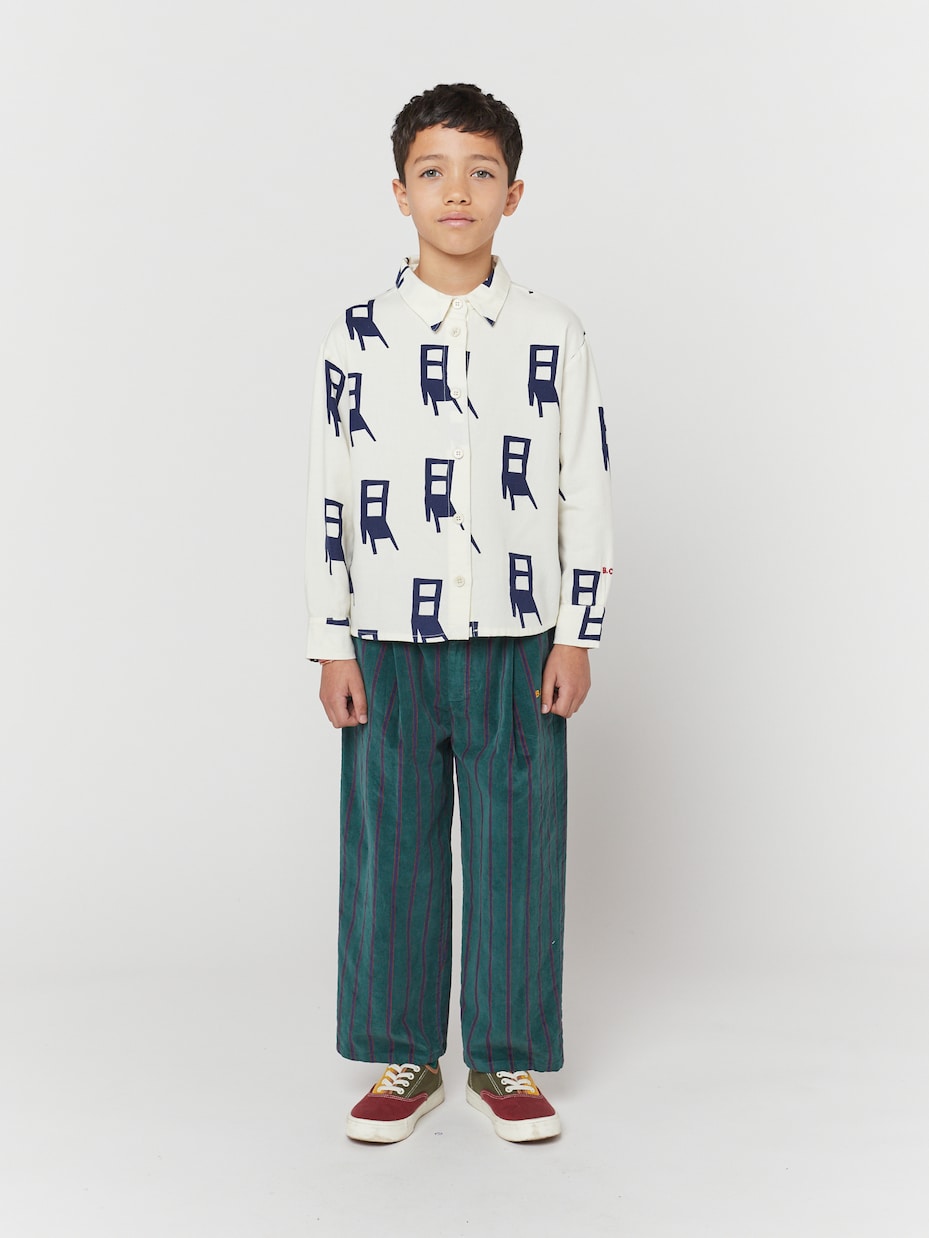 Pantaloni chino in velluto a righe | Bobo Choses