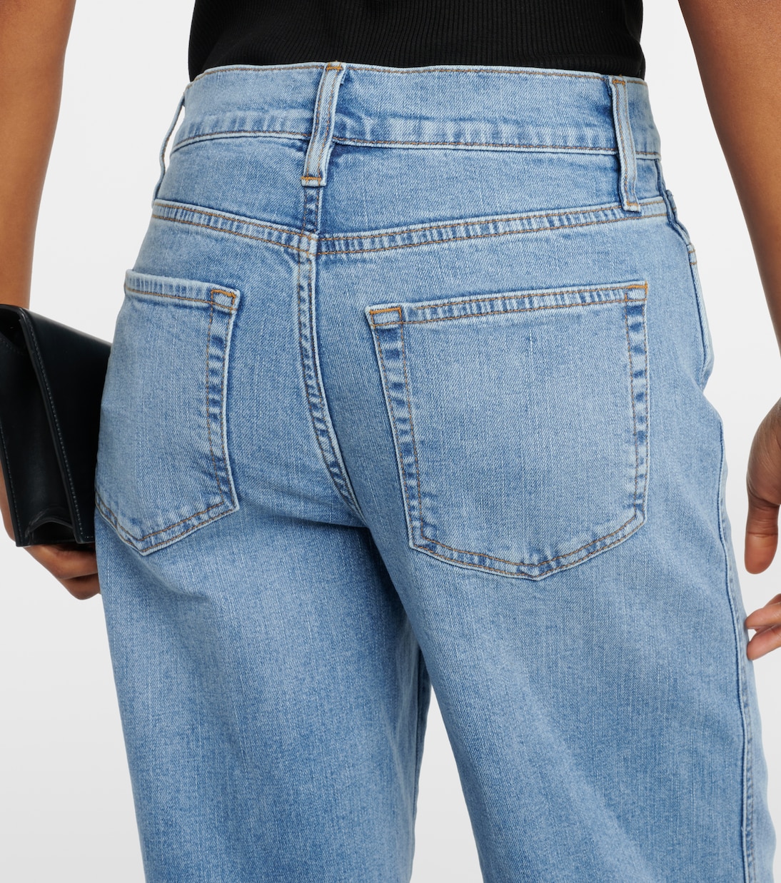 High-Rise Wide-Leg Jeans Le Slim Palazzo | Frame