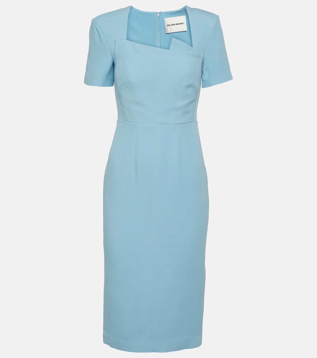 Wool and silk midi dress | Roland Mouret