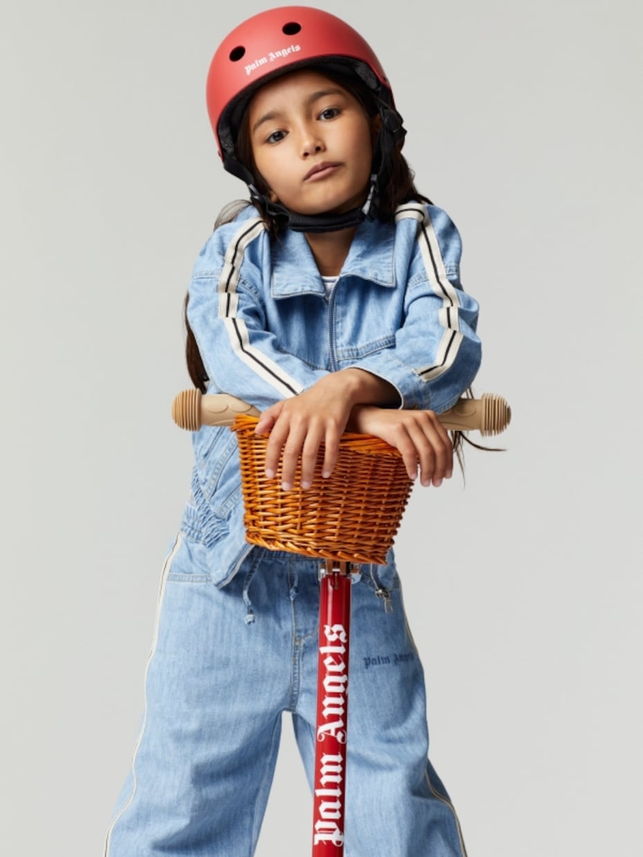 Striped straight jeans | Palm Angels Kids