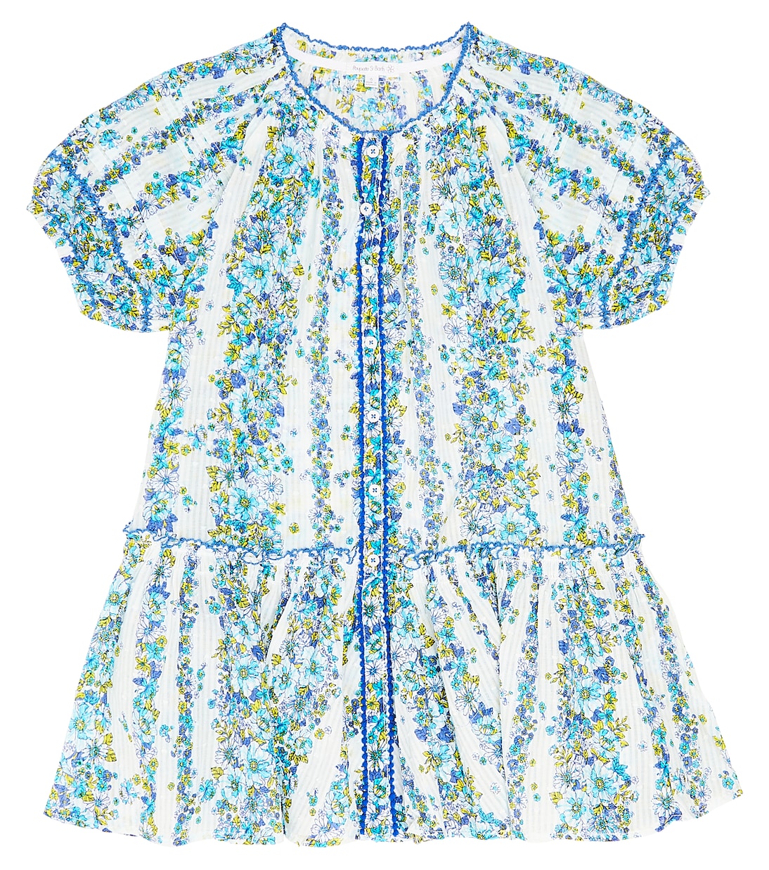 Robe Andrea en coton à fleurs | Poupette St Barth Kids