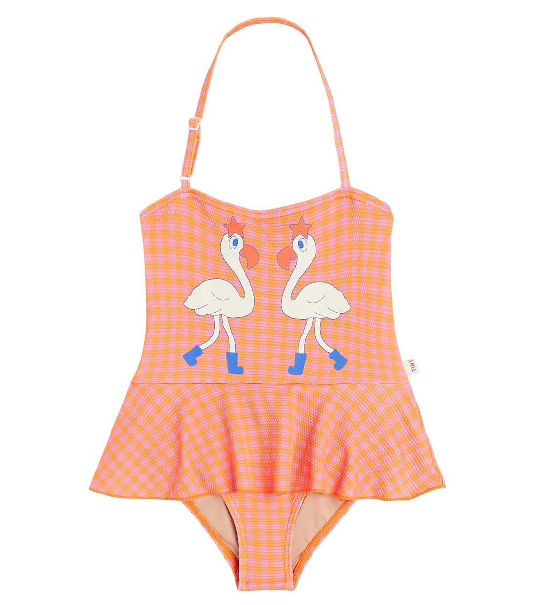 Maillot de bain Flamingos à carreaux | Tinycottons