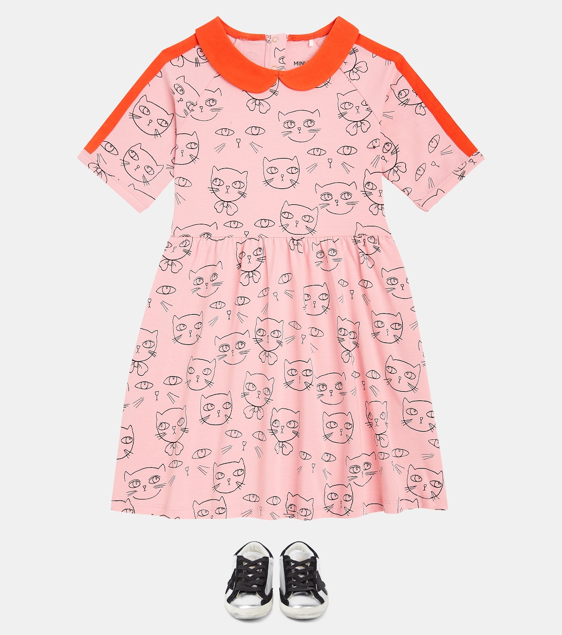Kleid Cathlethes aus einem Baumwollgemisch | Mini Rodini