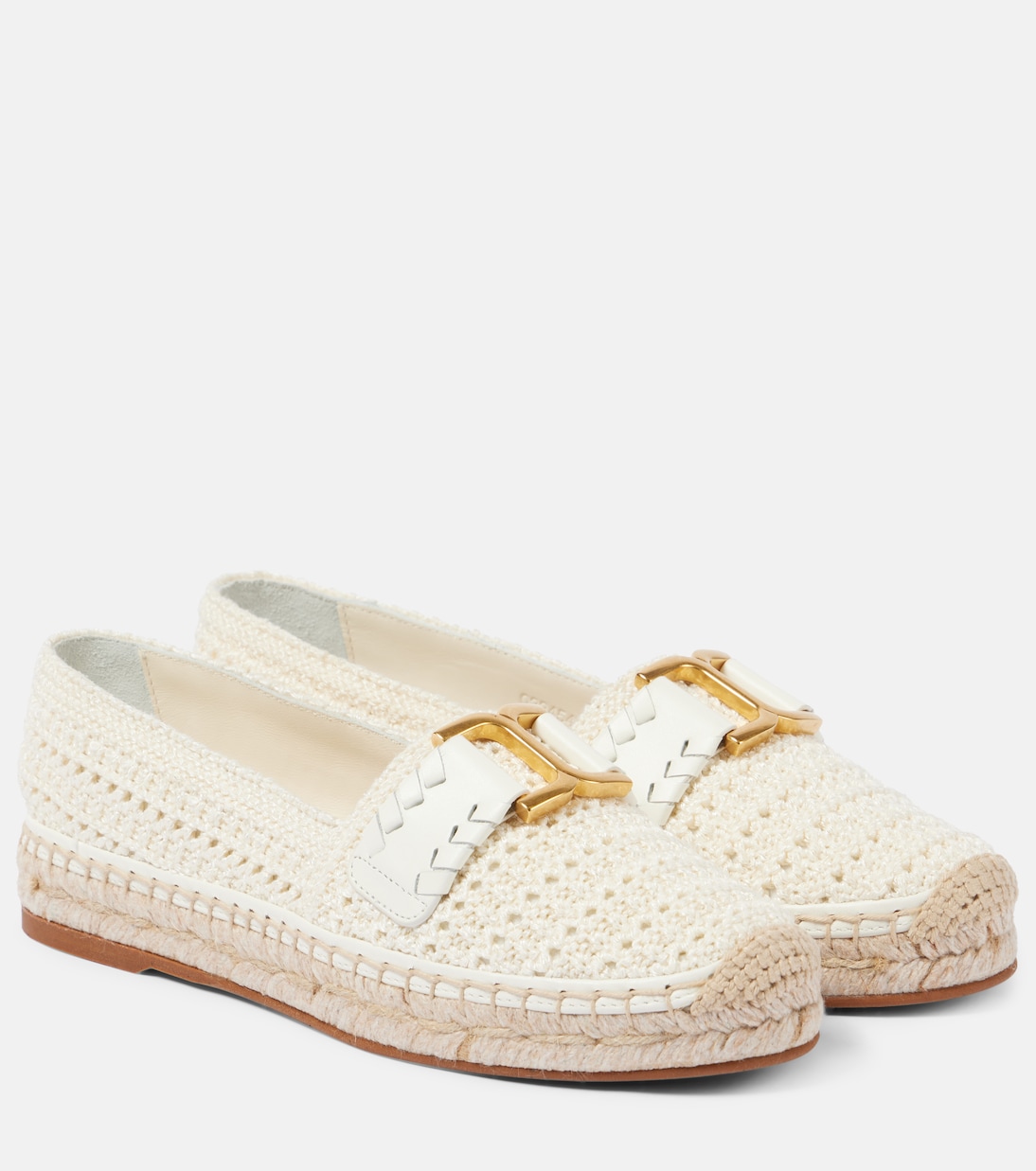 Espadrillas Marcie in crochet e pelle | Chloé