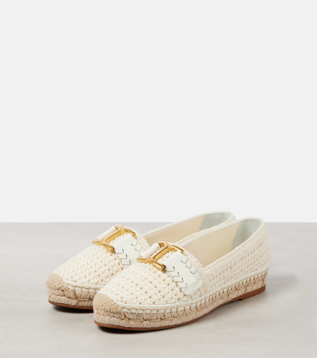 Espadrillas Marcie in crochet e pelle | Chloé