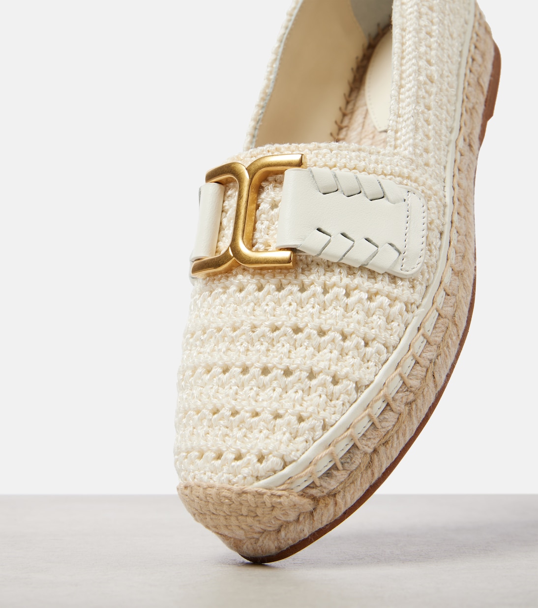 Espadrillas Marcie in crochet e pelle | Chloé