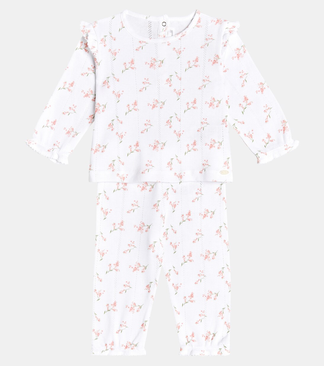 Bébé – Ensemble de pyjama en coton à fleurs | Tartine et Chocolat
