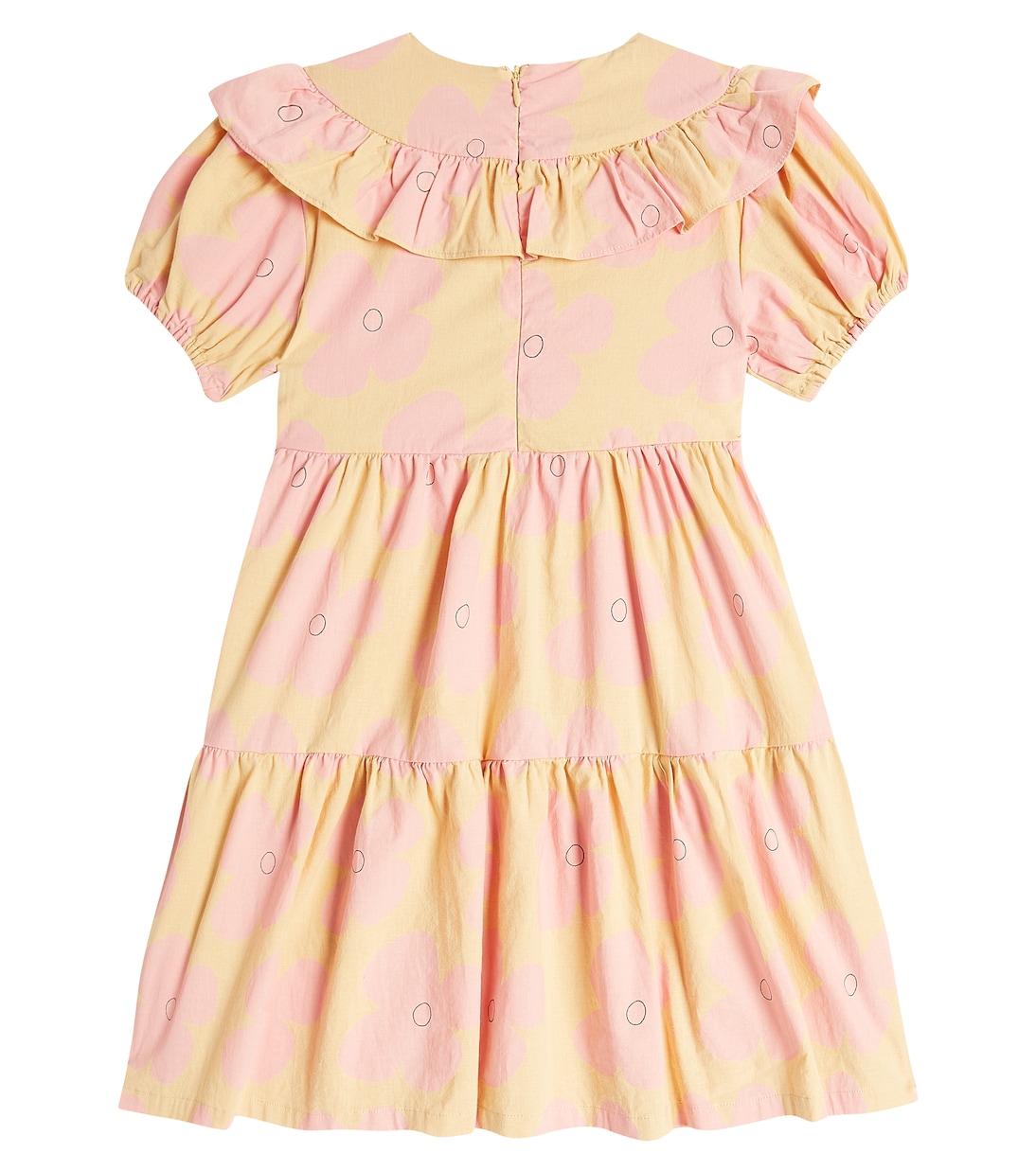 Kleid Pink Flower aus Baumwolle | Jellymallow