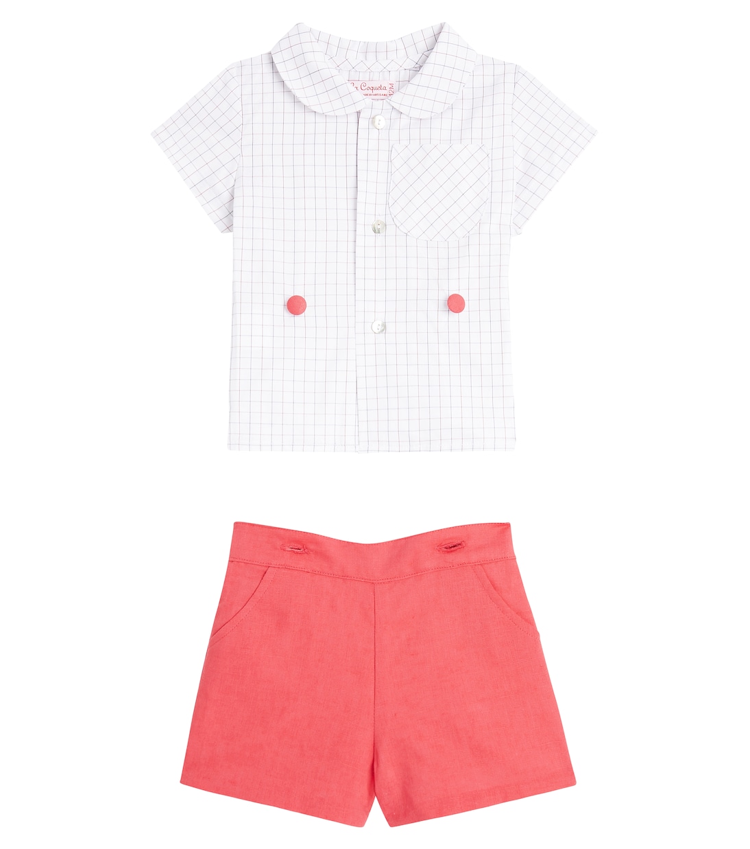 Bebé - set de camisa Victor y shorts | La Coqueta