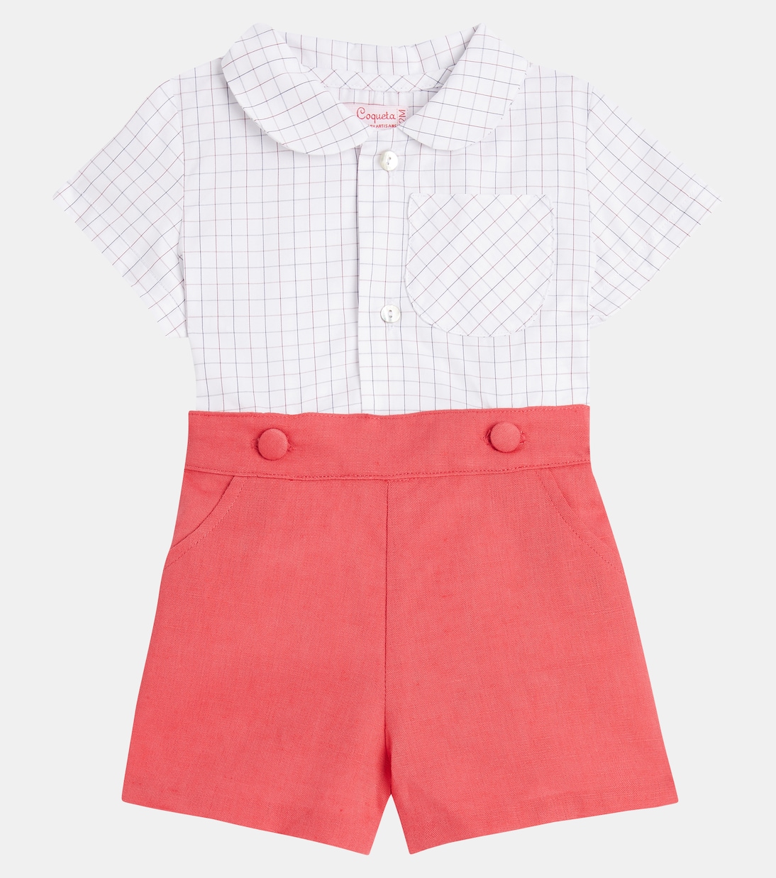 Bebé - set de camisa Victor y shorts | La Coqueta