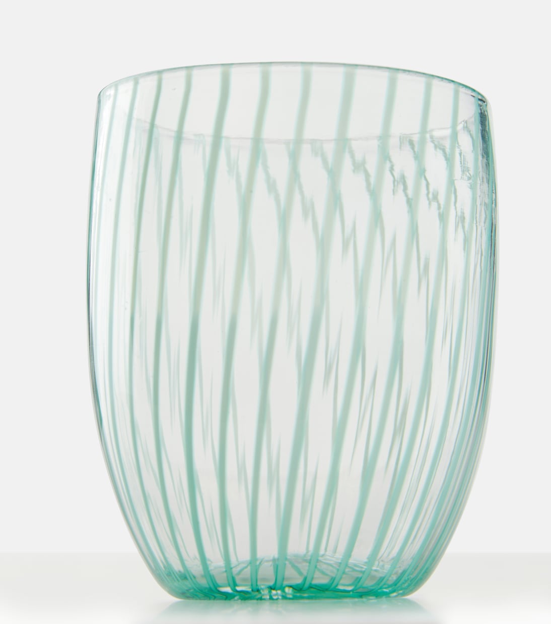 Set de 2 vasos Capri Stripe de vidrio | Aquazzura Casa