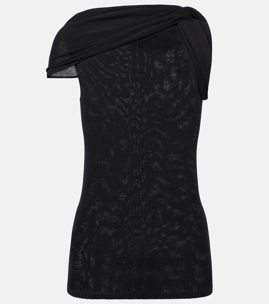 Knitted one-shoulder top | Rick Owens