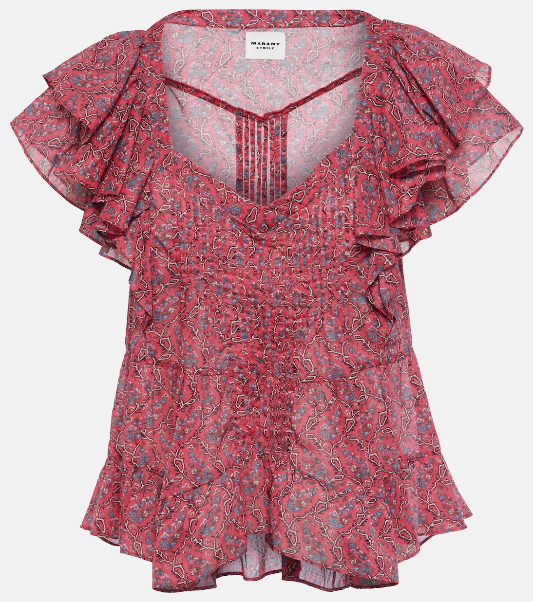 Top Madrana de algodón con volantes | Marant Etoile