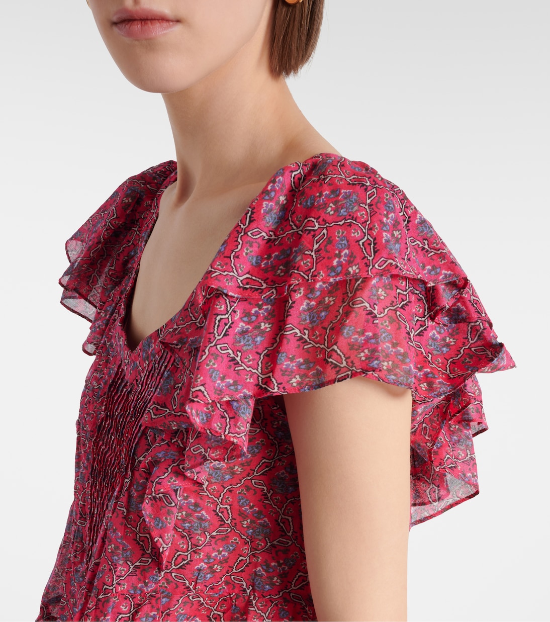 Top Madrana de algodón con volantes | Marant Etoile