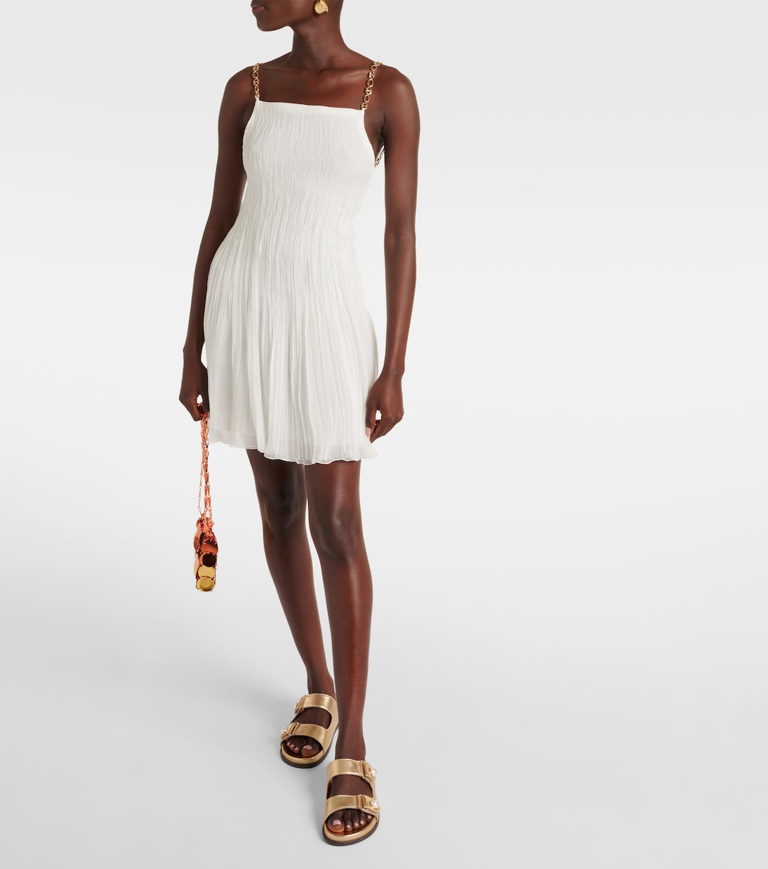 Sandali Fayence in pelle metallizzata | Jimmy Choo