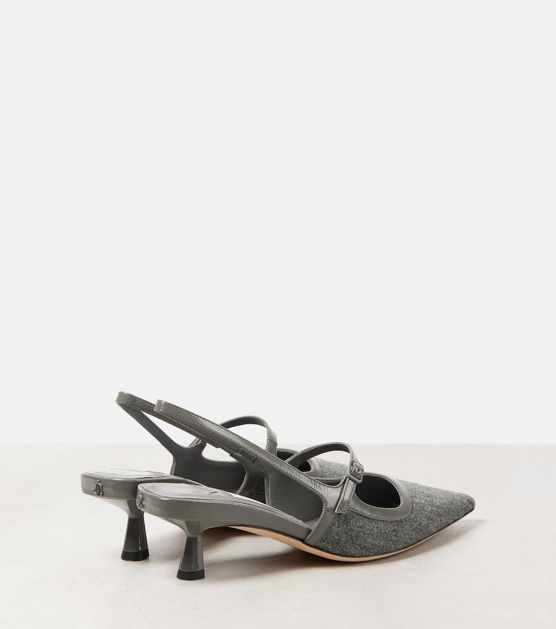 Didi 45 flannel slingback pumps | Jimmy Choo