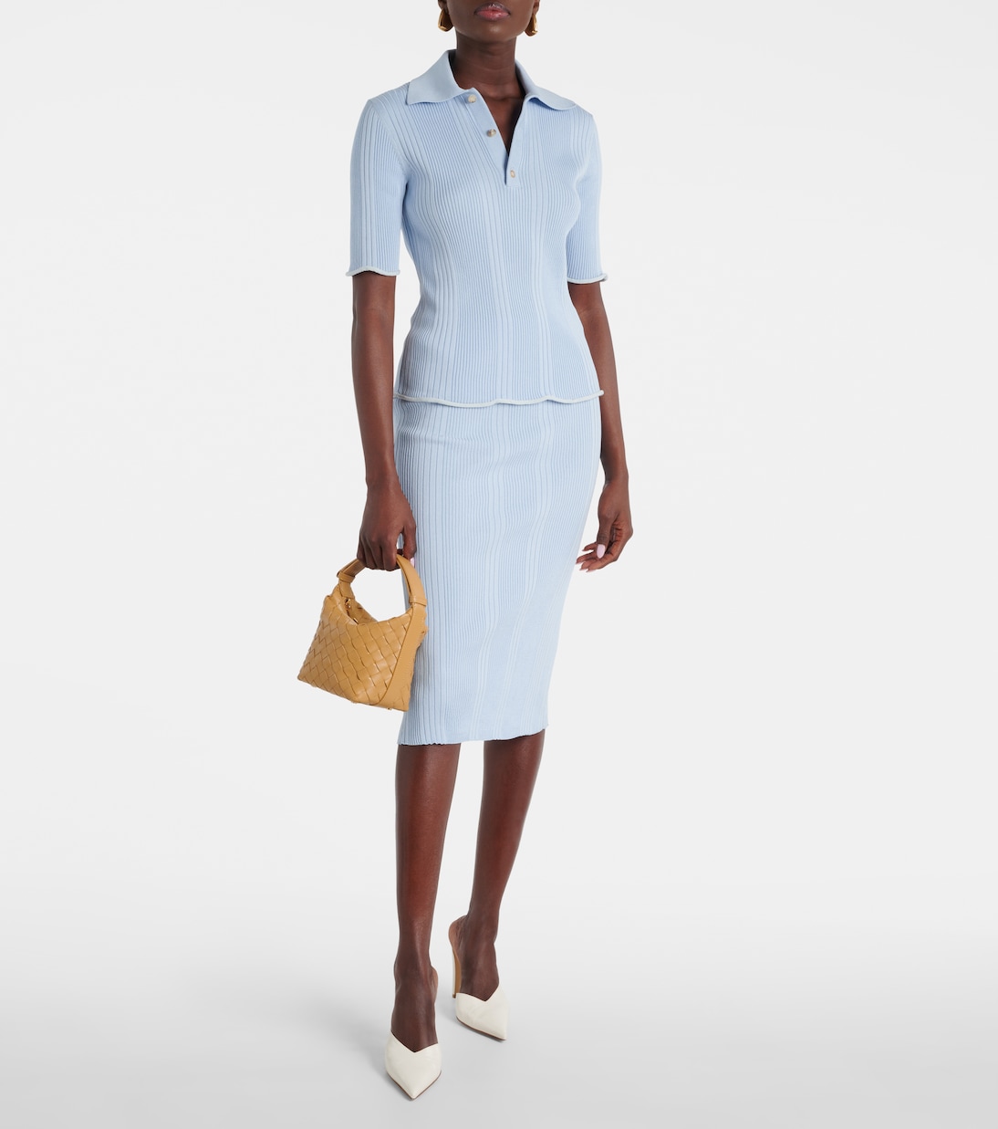Sac Wallace Baby Intrecciato en cuir | Bottega Veneta