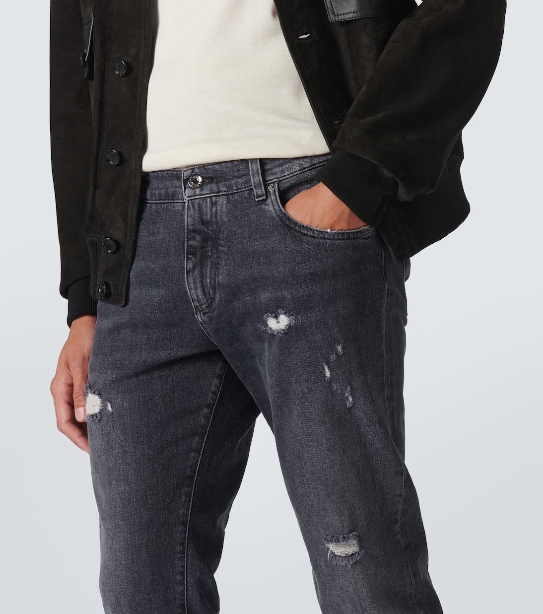 Jean skinny à taille mi-haute | Dolce&Gabbana